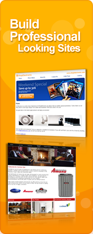 Build professional looking sites